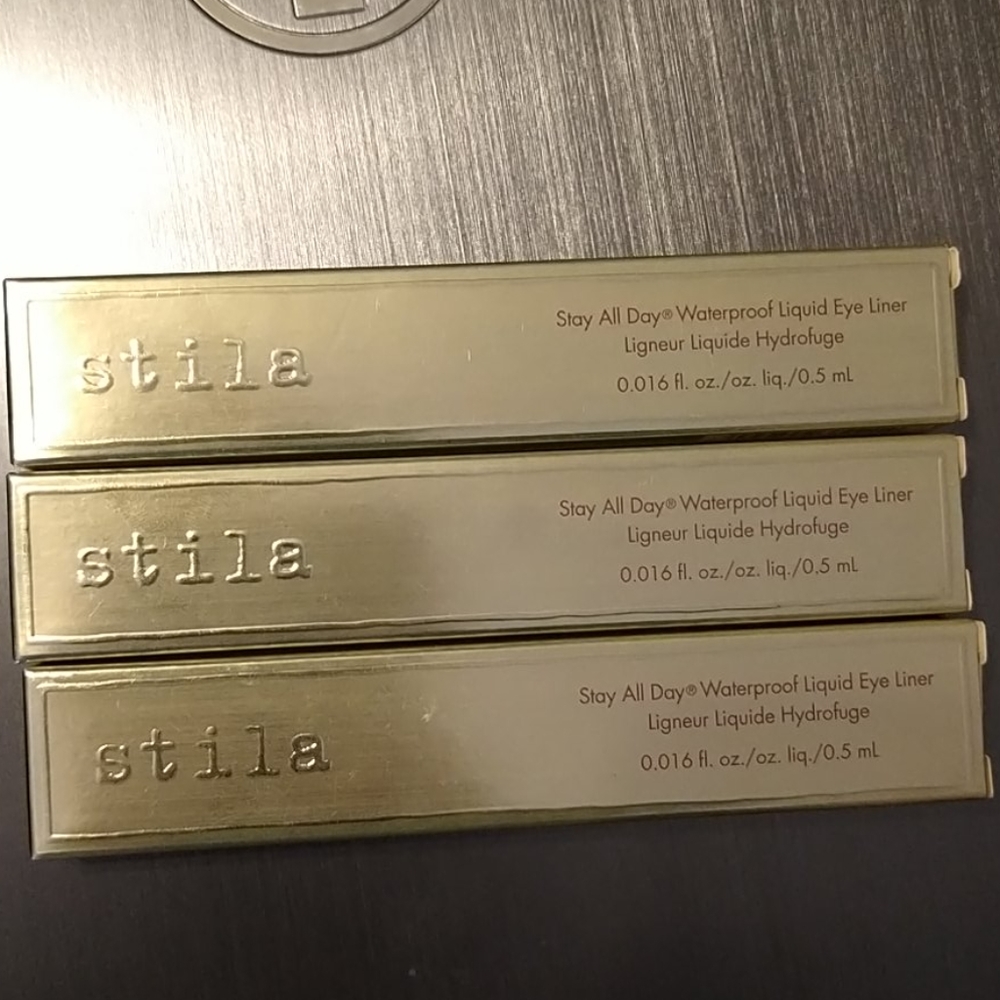 3 Stila stay all day waterproof liquid eye liner